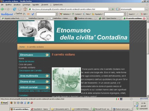 realizzazione portale web museo