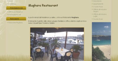 sito internet ristorante sicilia